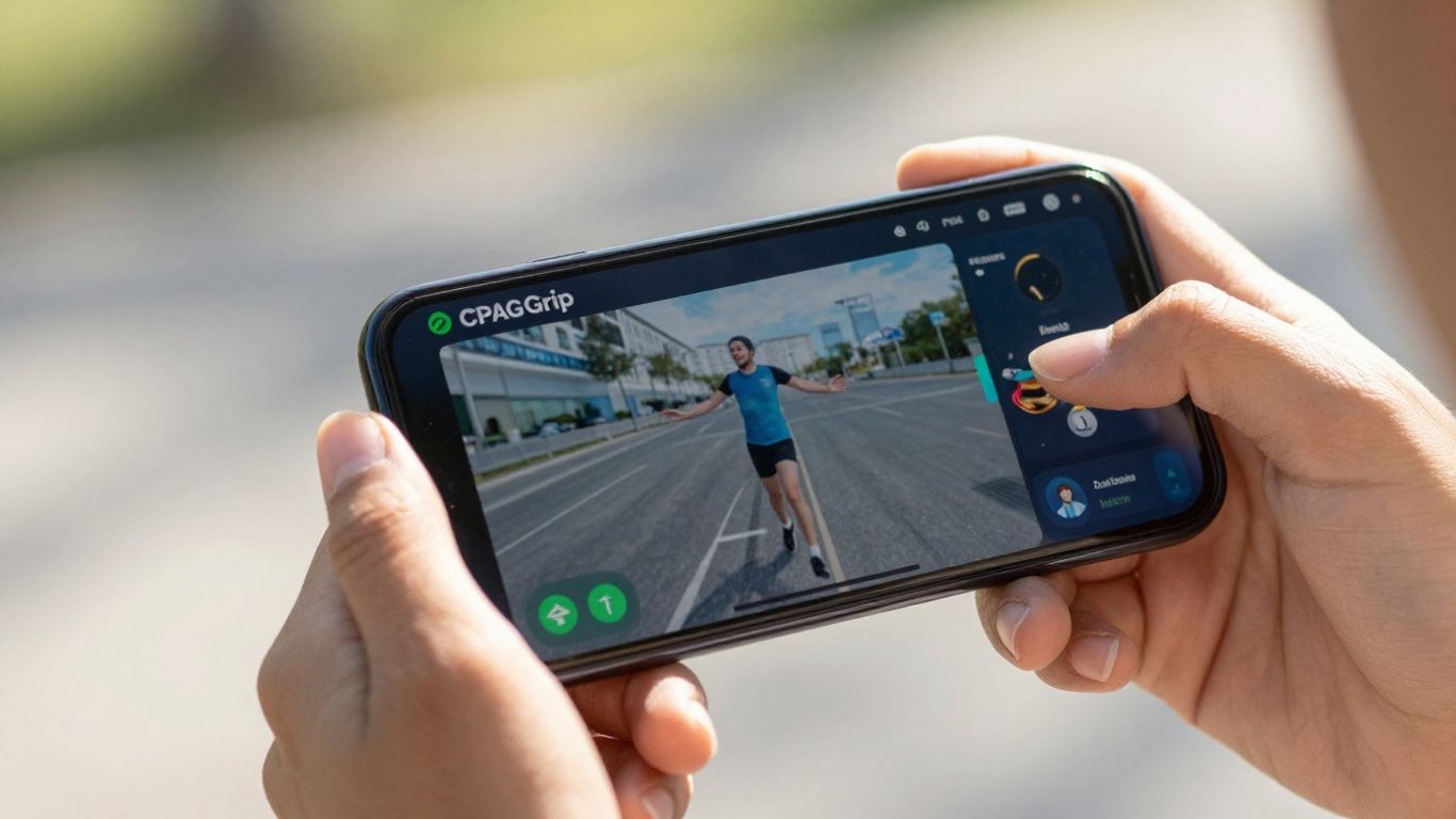 CPAGrip interface on a smartphone screen.