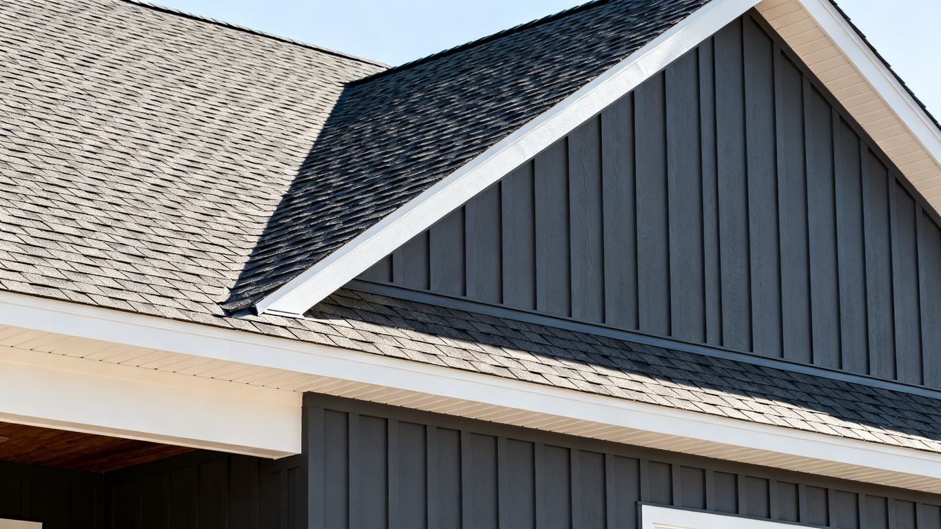 Modern exterior siding with sleek professional design