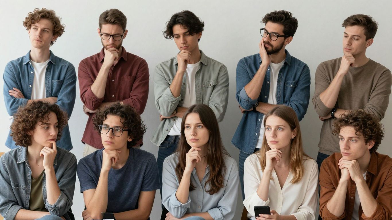 Diverse users sharing opinions on a financial platform.