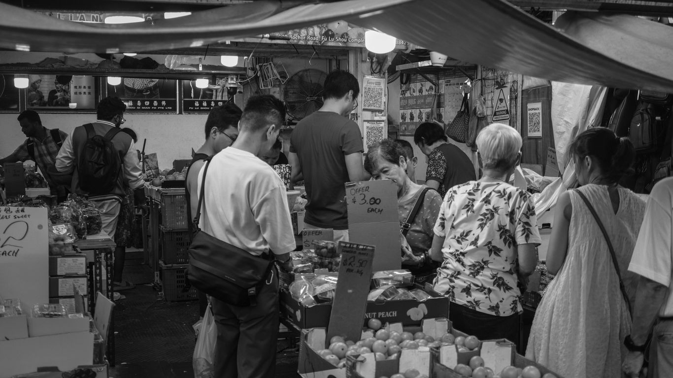 Diverse range of food stalls available