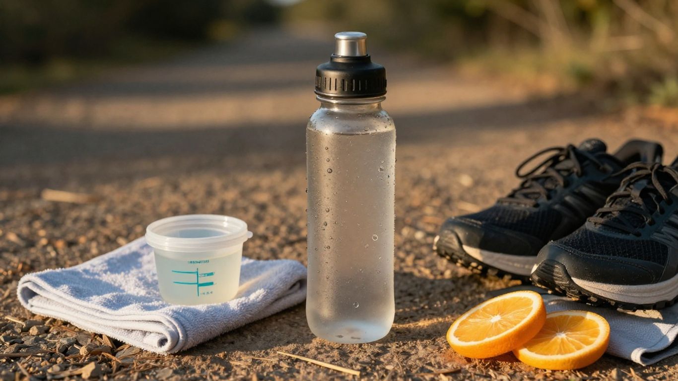 Water bottle with keto electrolyte ingredients