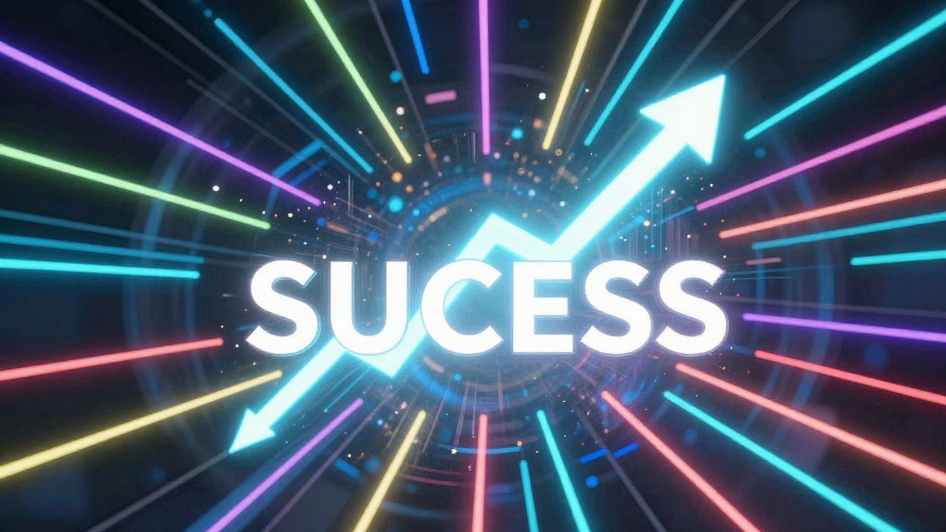 Marketing success with growth and engagement.