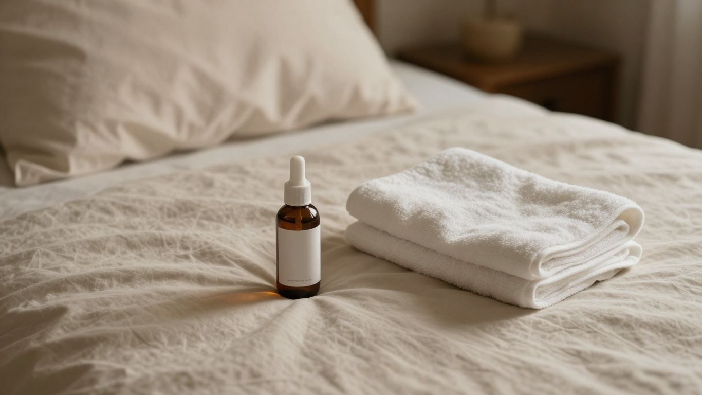 A bedside bottle of personal lubricant