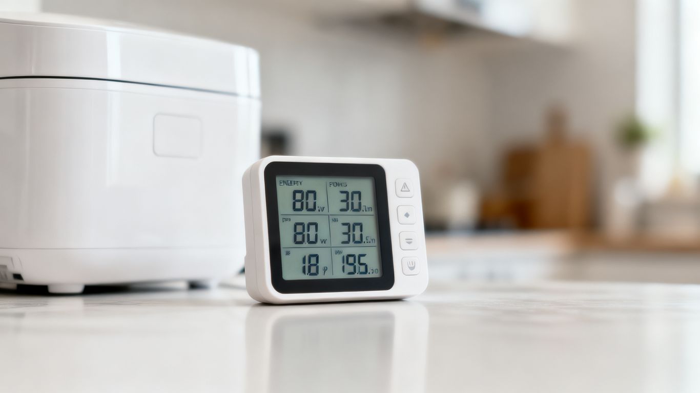 Energy monitor for home appliance