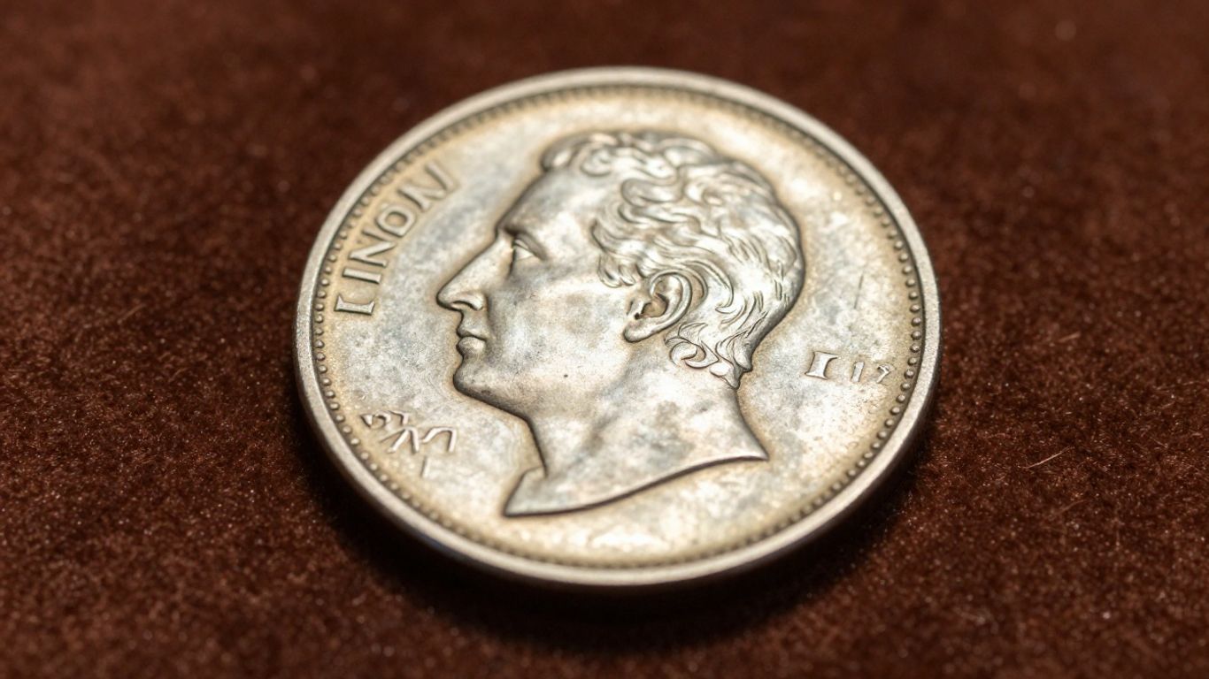 Weakly struck coin in a collection