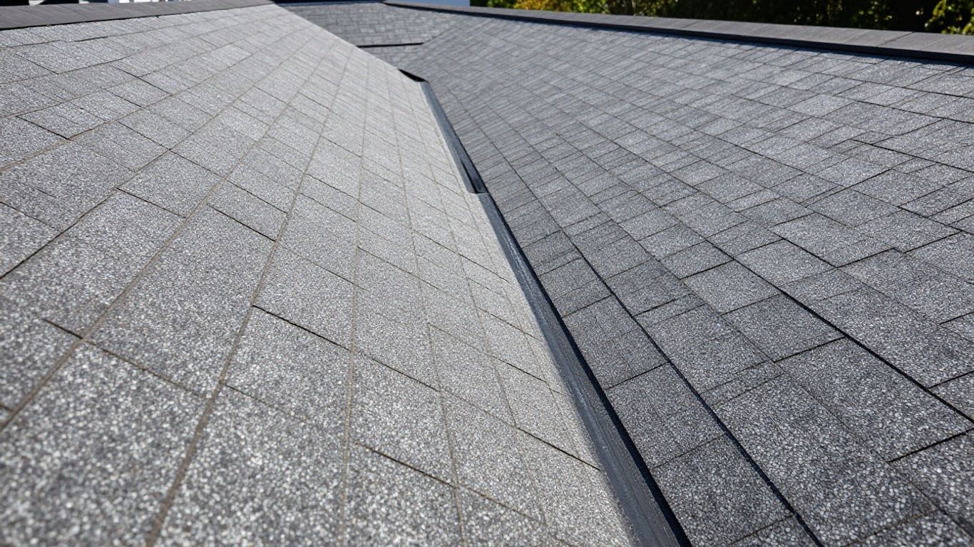 Open valley roof installation detail