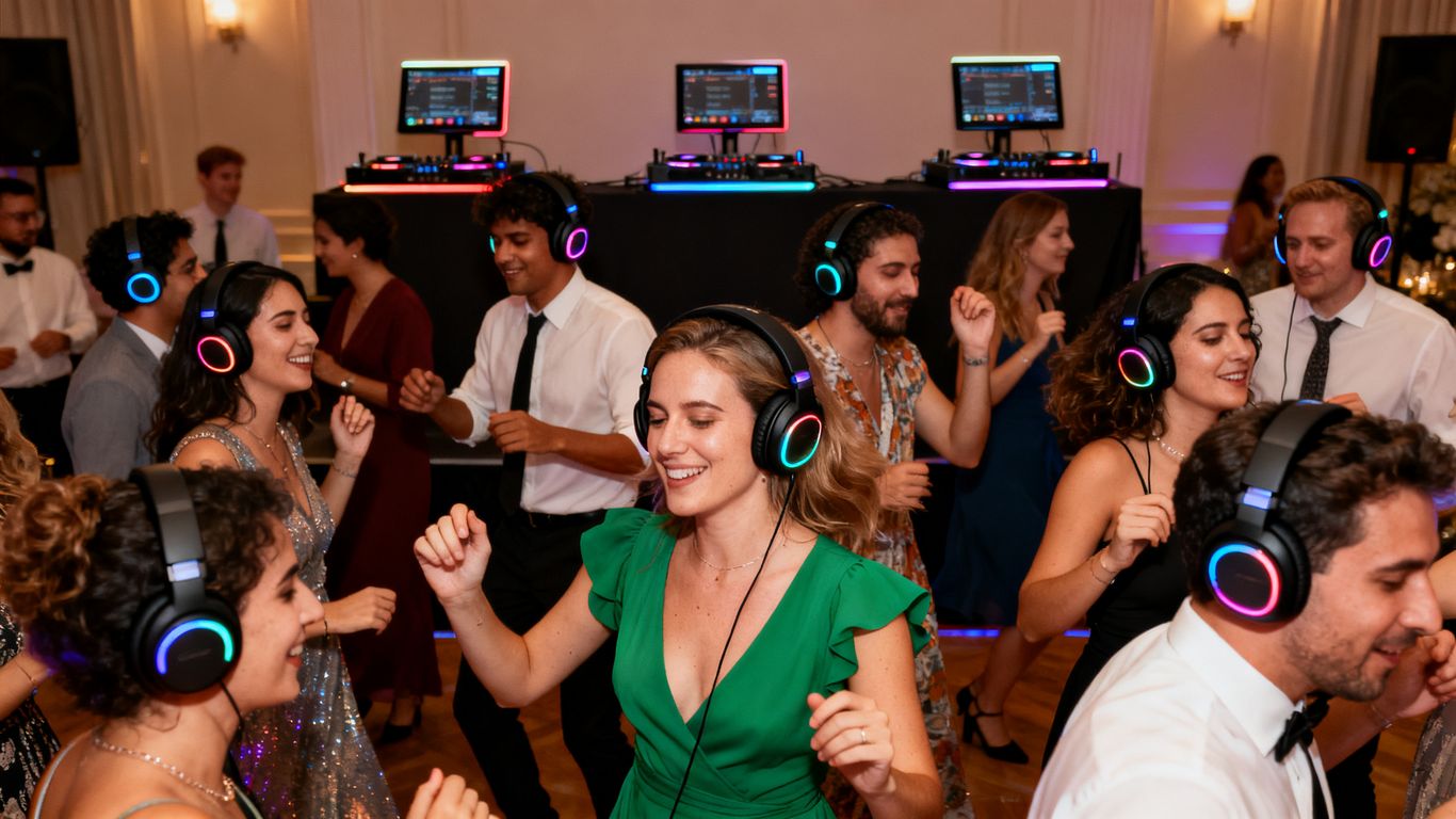How to Plan Three Music Channels for a Silent Disco