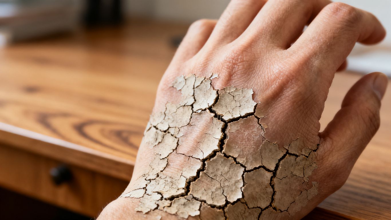 Dry skin and cracking wood furniture in homes