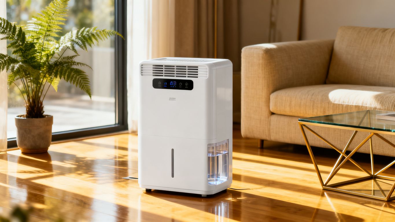 Moisture extraction process in a living space
