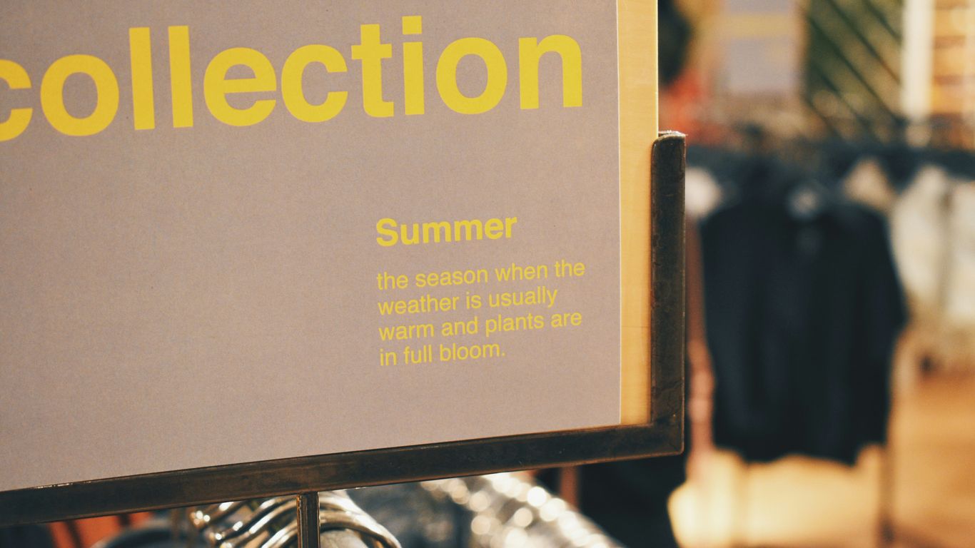 collection signage
