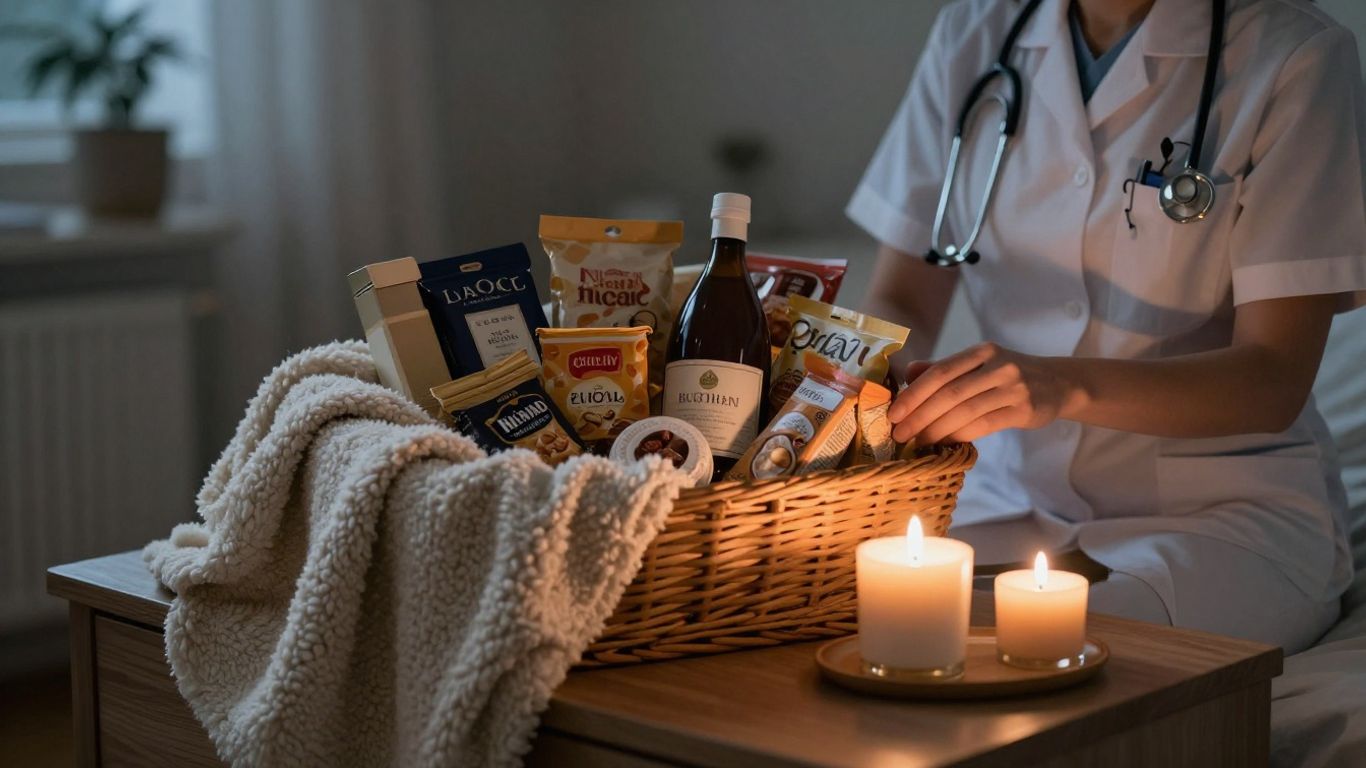 Gift basket for ER nurse on night shift