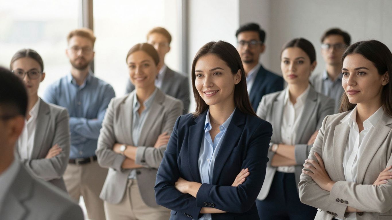 Personas en reunión de negocios discutiendo sobre bHIP.
