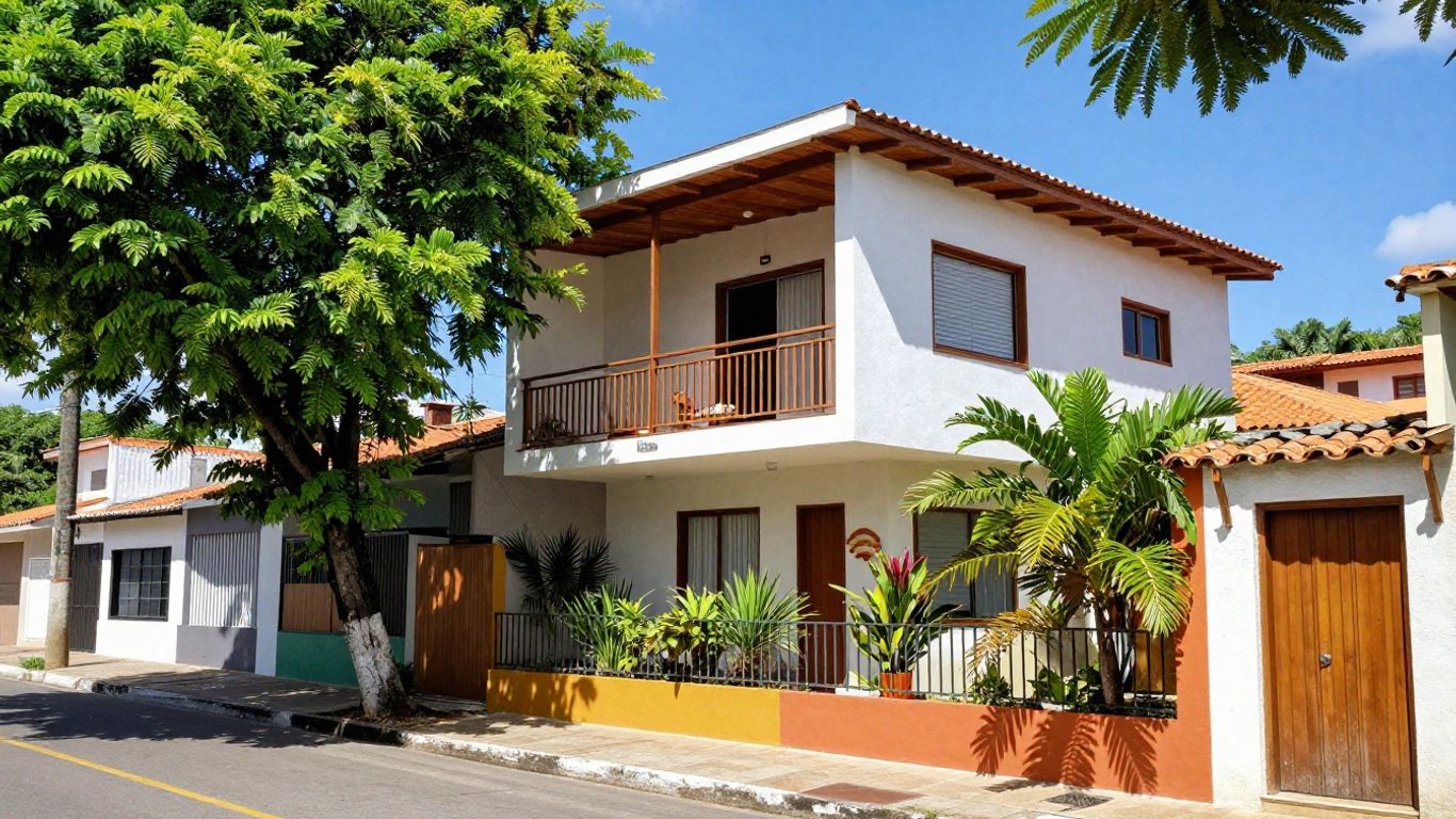 Casa moderna com símbolo Wi-Fi em Sardoá