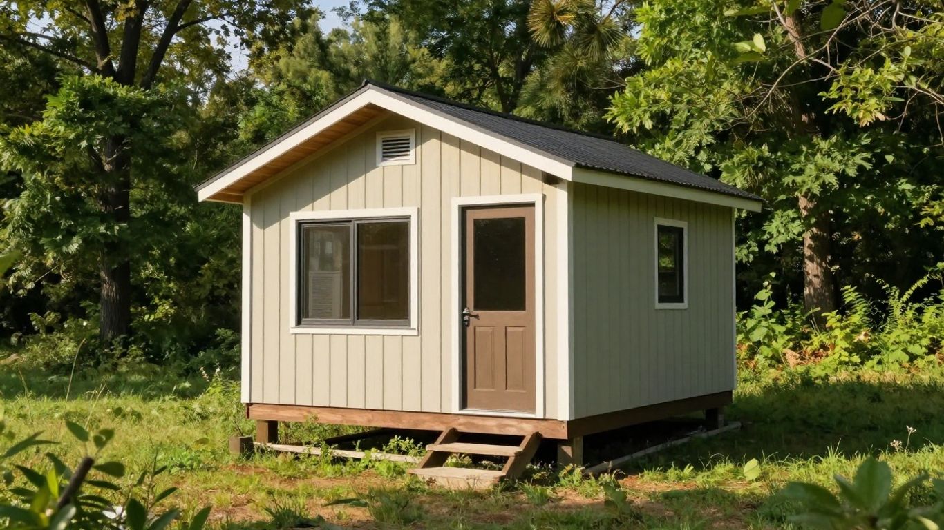 Missouri tiny home in a scenic landscape.