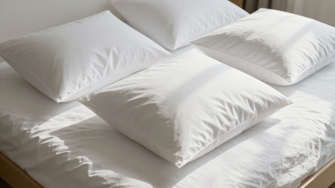 Crisp white Parachute percale sheets on a bed.