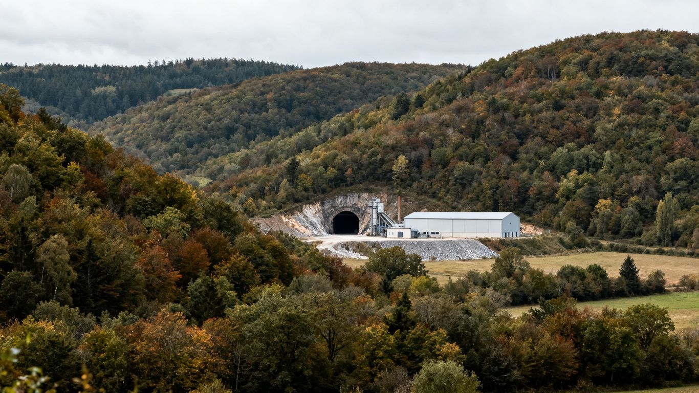 Bergwerksanlage und Landschaften des Départements Allier