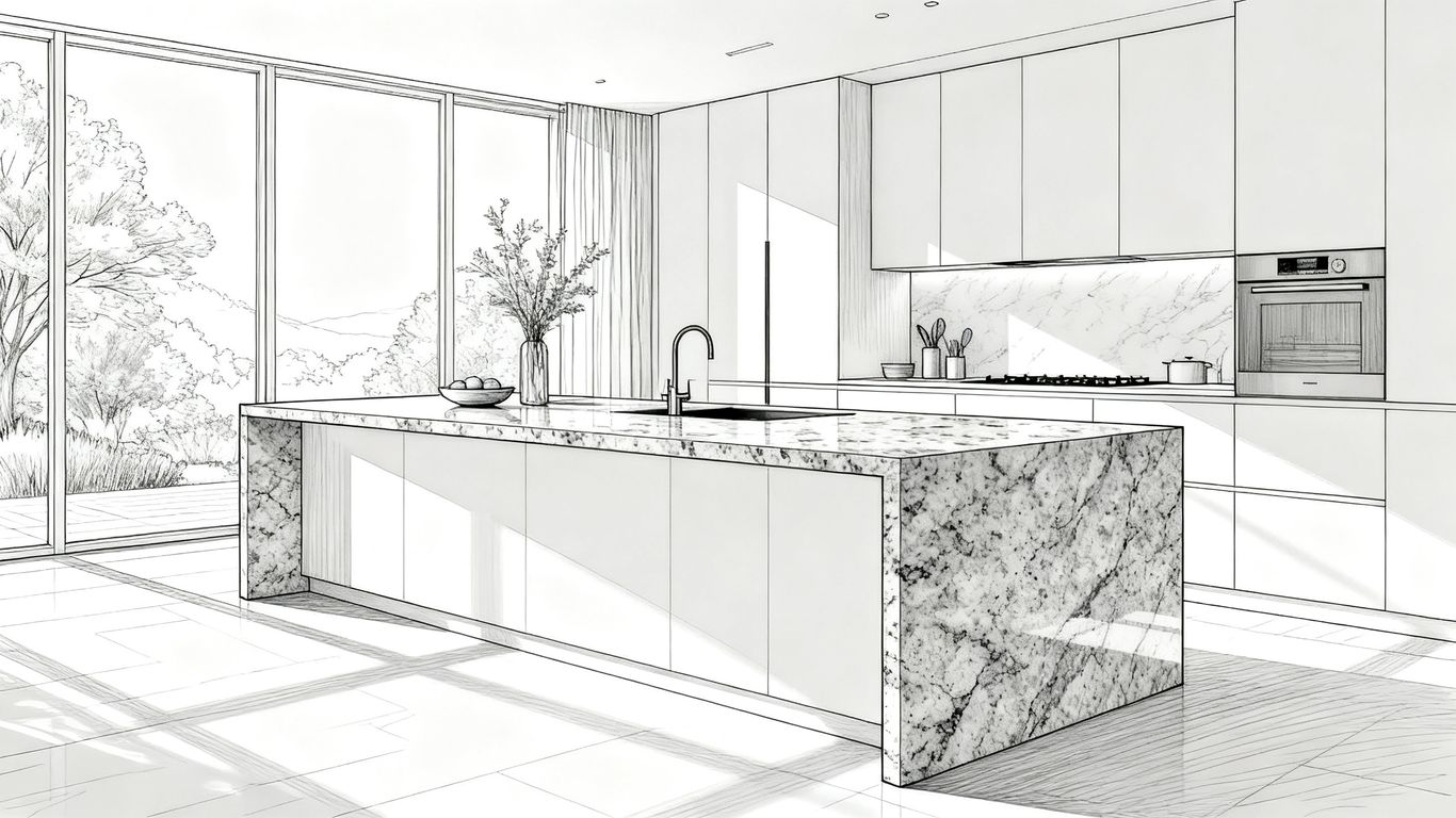 Kitchen workspace setup