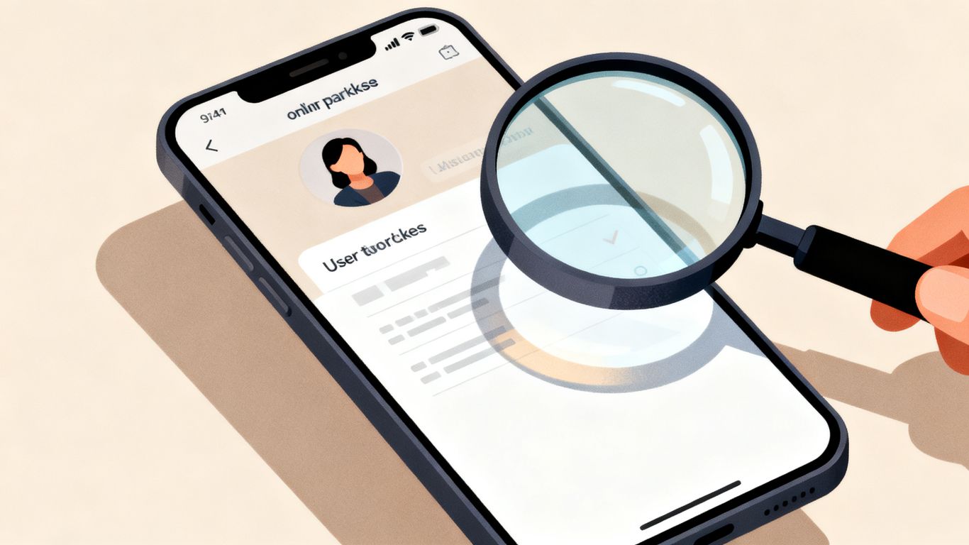 Smartphone mit verdächtigem Profilbild auf Kleinanzeigen-App