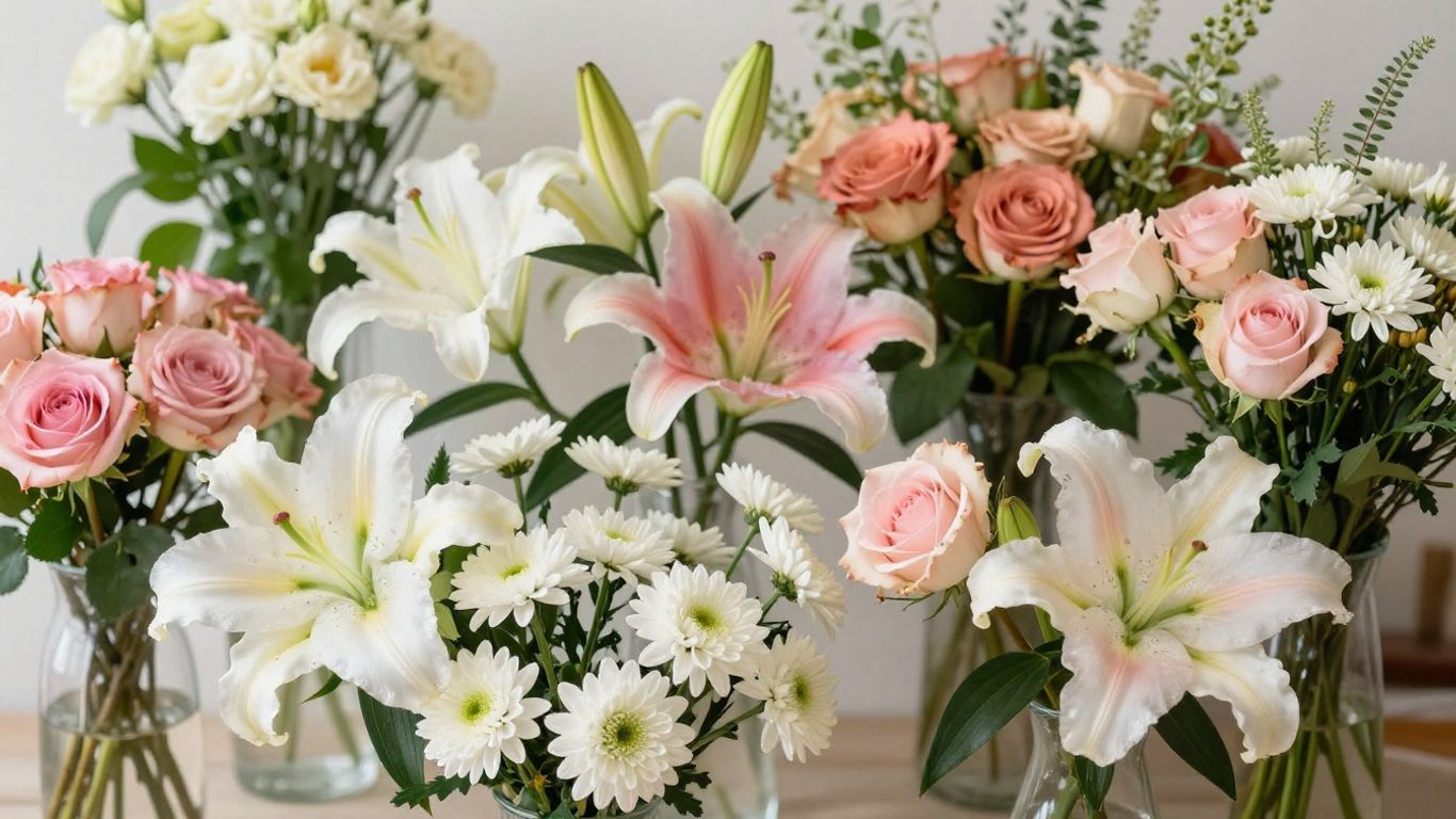 Beautiful birthday flower arrangement in Melbourne.