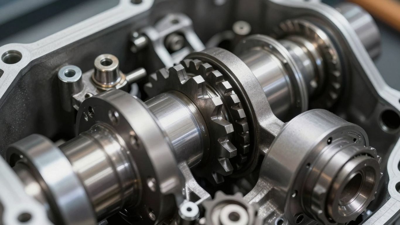 Nissan Patrol manual gearbox close-up