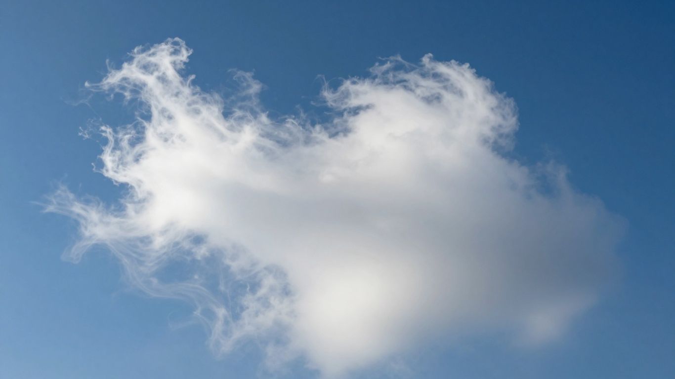 Clouds forming as air rises into the atmosphere.