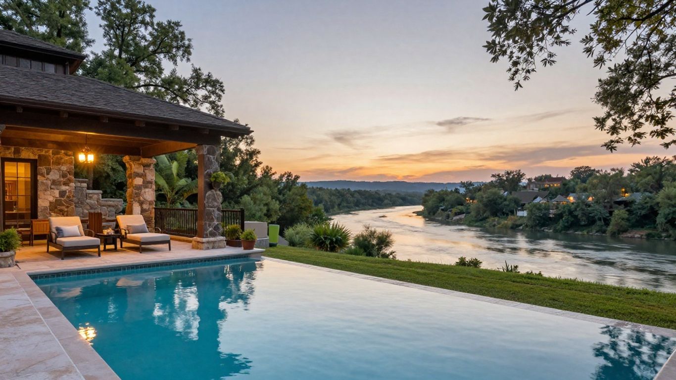How New Braunfels' Growing Short-Term Rental Market Is Driving Demand for Pools That Compete With River Access