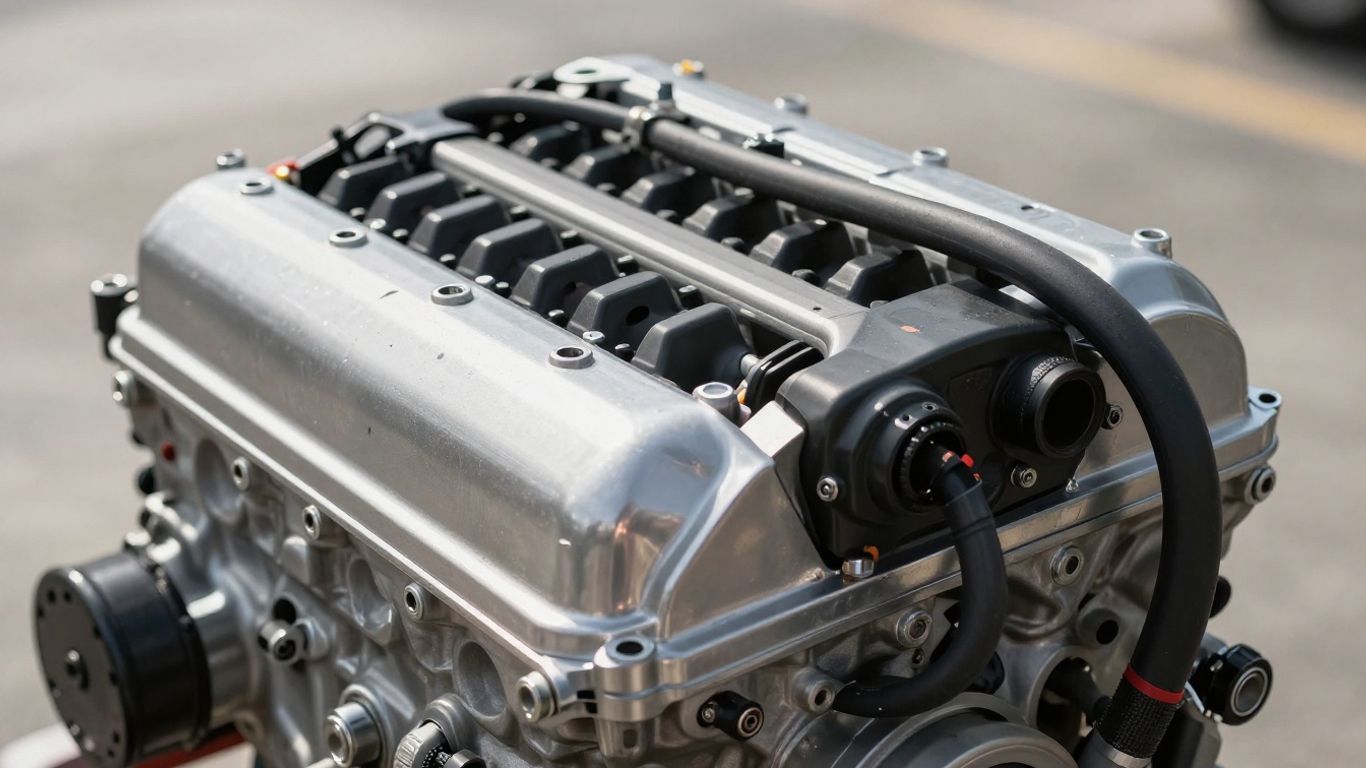 Nissan engine in Perth workshop