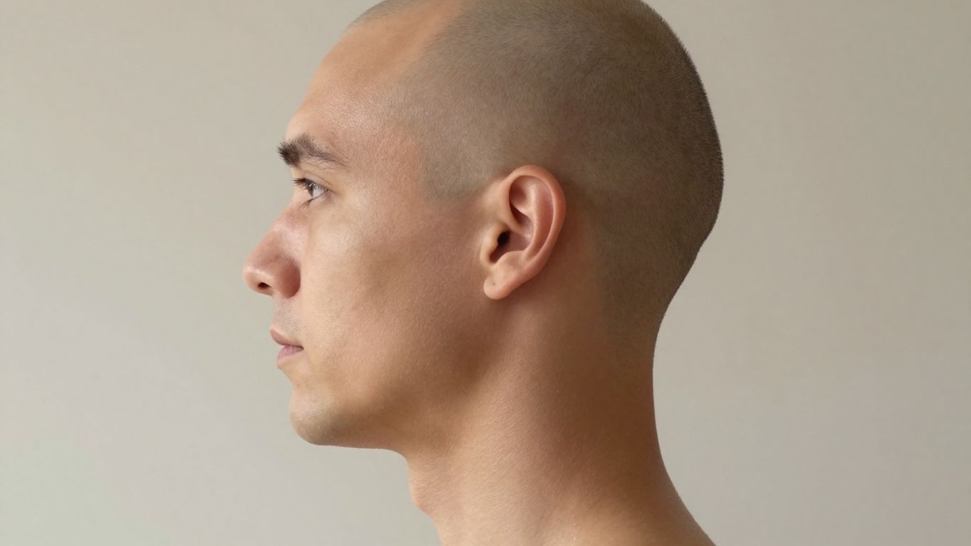 Person with forward head posture, neck alignment correction.