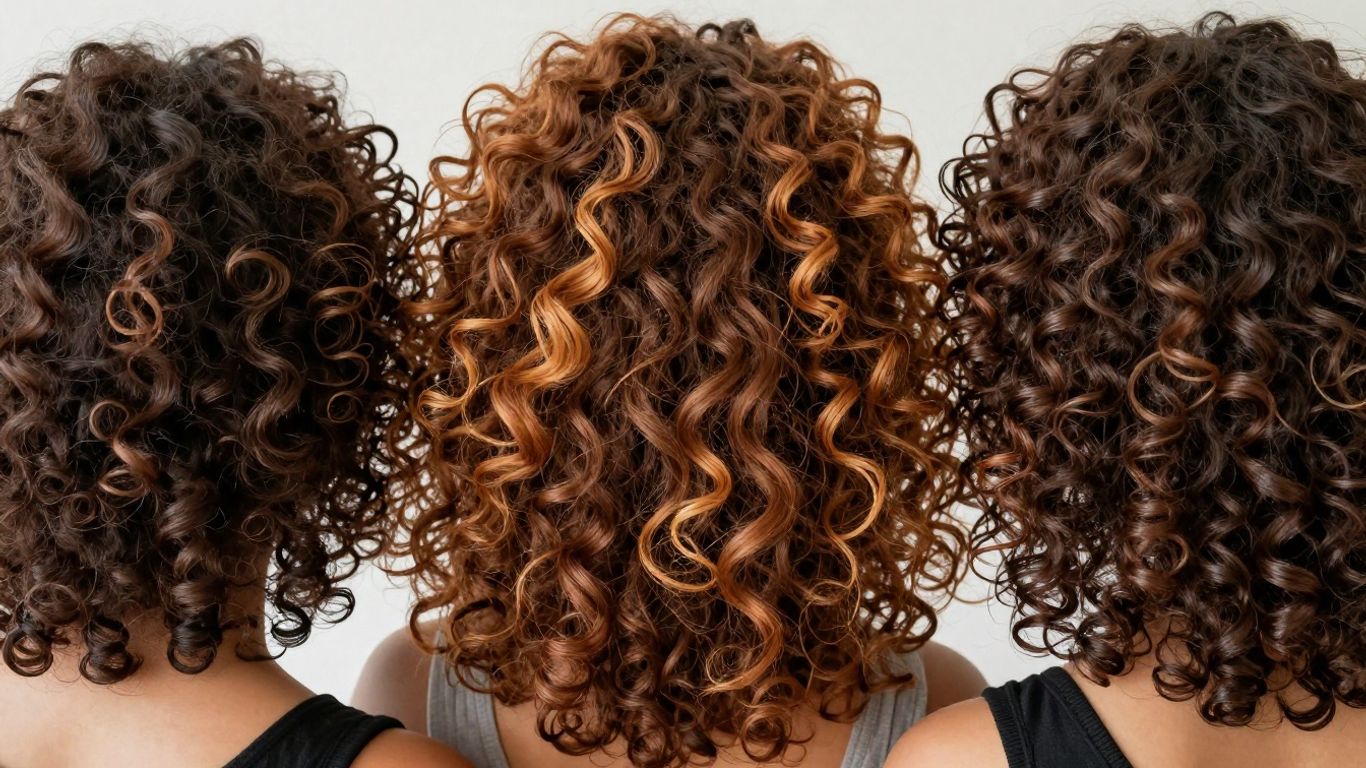 Diverse people with beautiful curly hair textures.