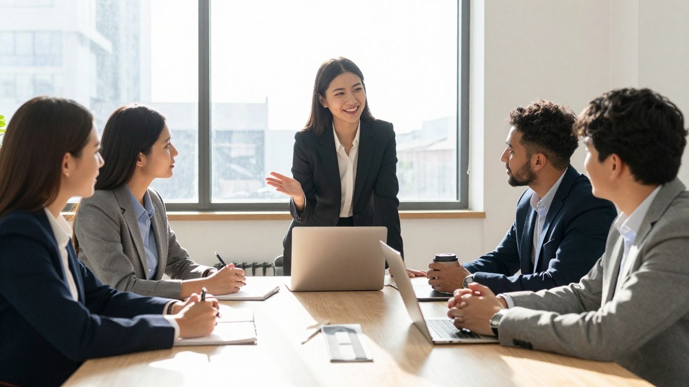 Hiring interns in a city office.
