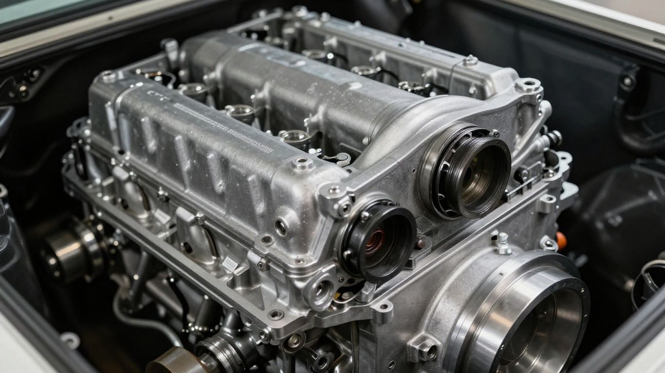 Chrysler engine and gearbox assembly