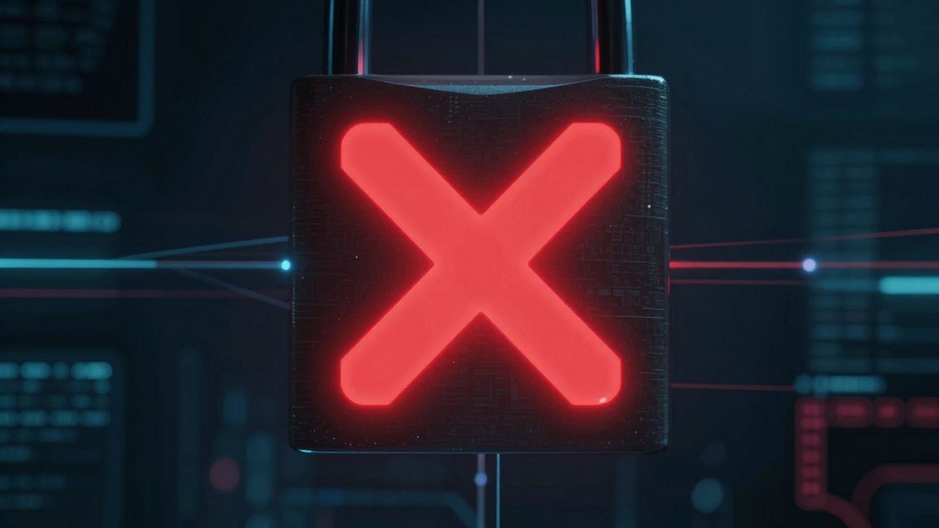 Digitale Sicherheit, Cyberangriff, Netzwerk, Schloss, Bedrohung