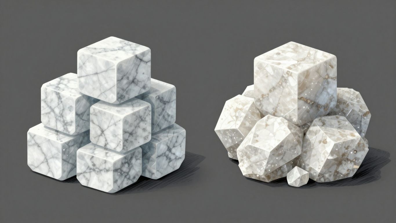 白云石与云石晶体结构比较草图