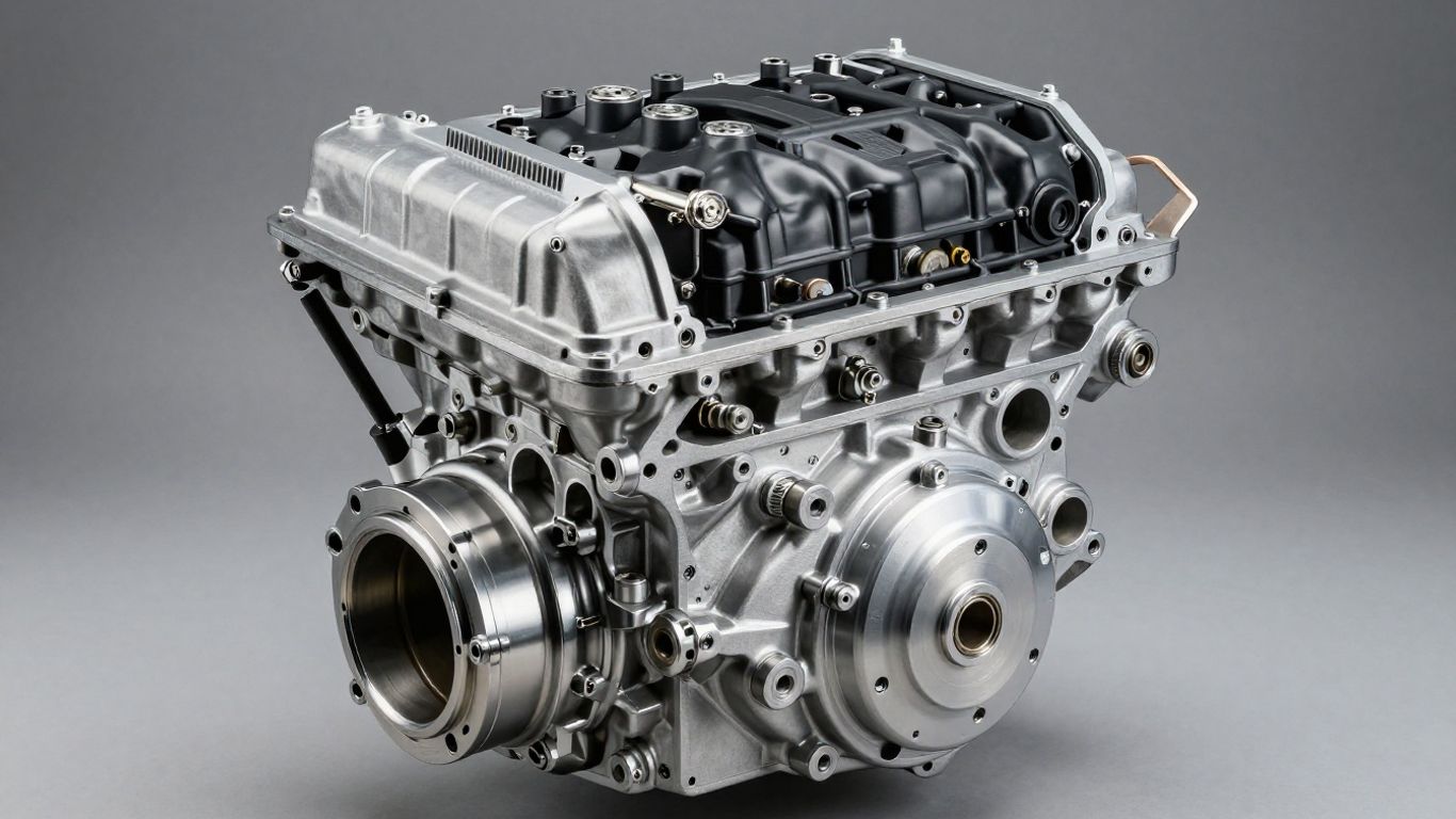 Volkswagen engine and gearbox assembly