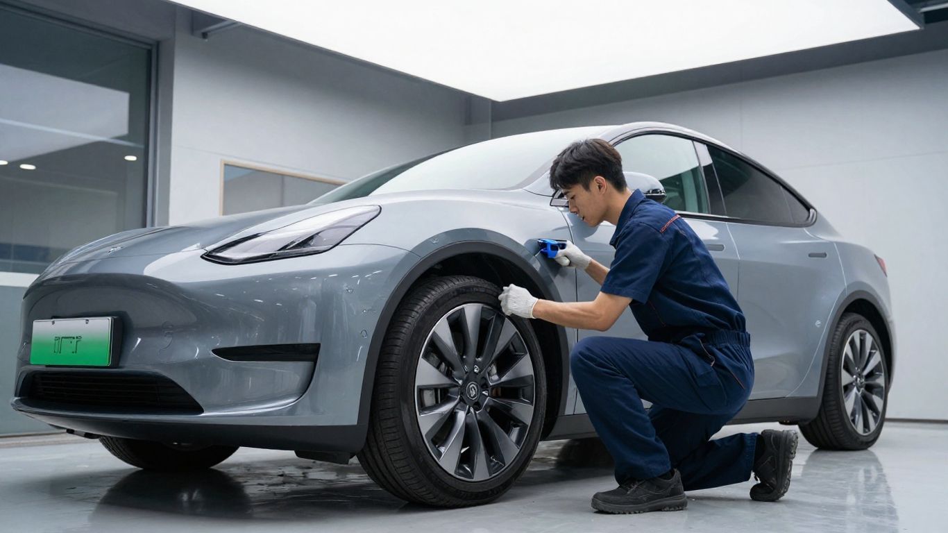 Routine vehicle safety inspection