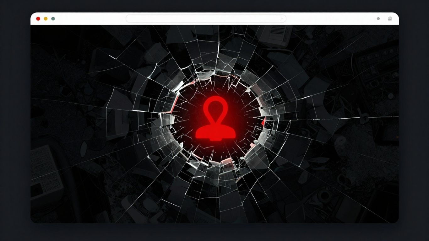 Broken website design with hidden conversion killers.