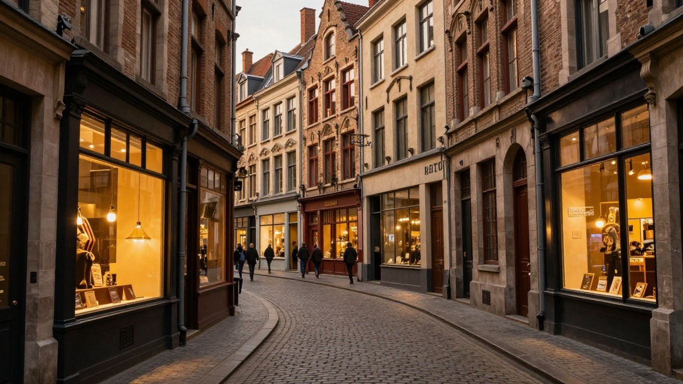 Vue panoramique sur les toits de Bruxelles