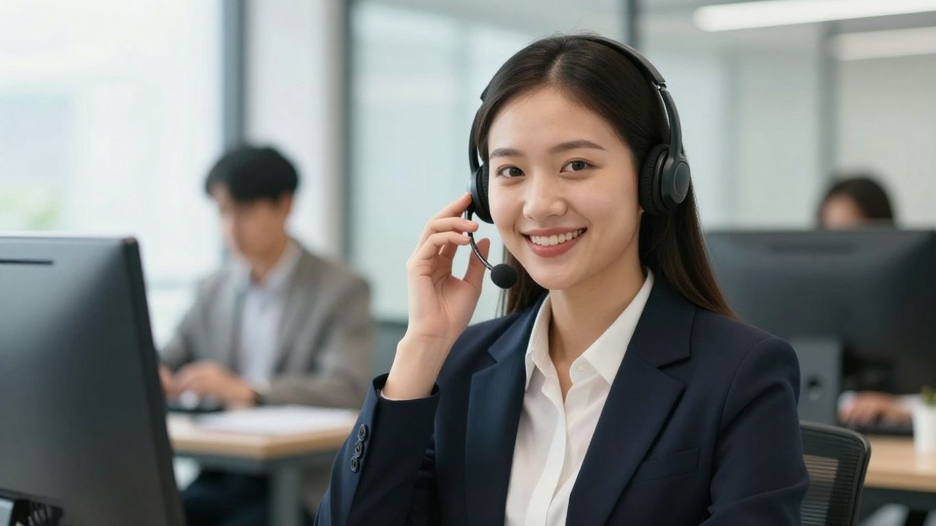 Fidelity customer service representative assisting a client.