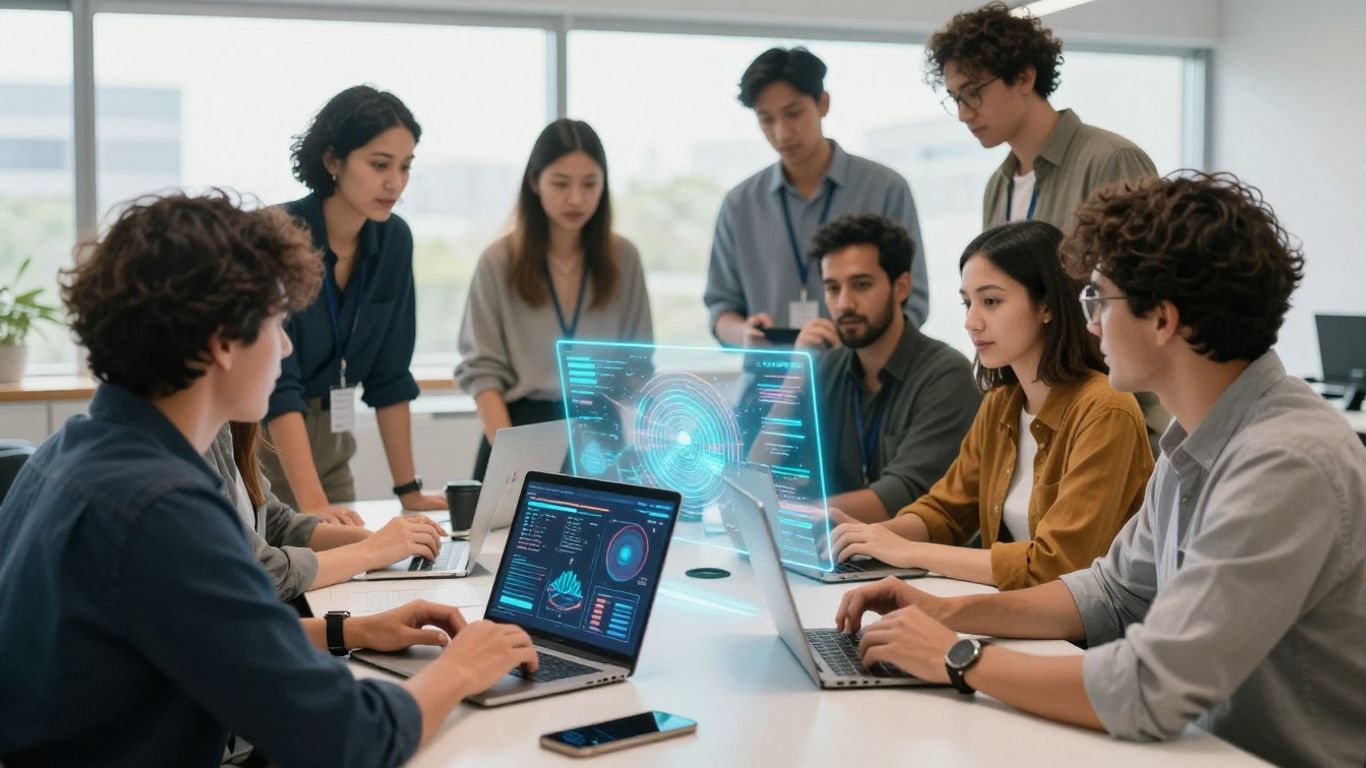 Small business owners using AI tools in Australia