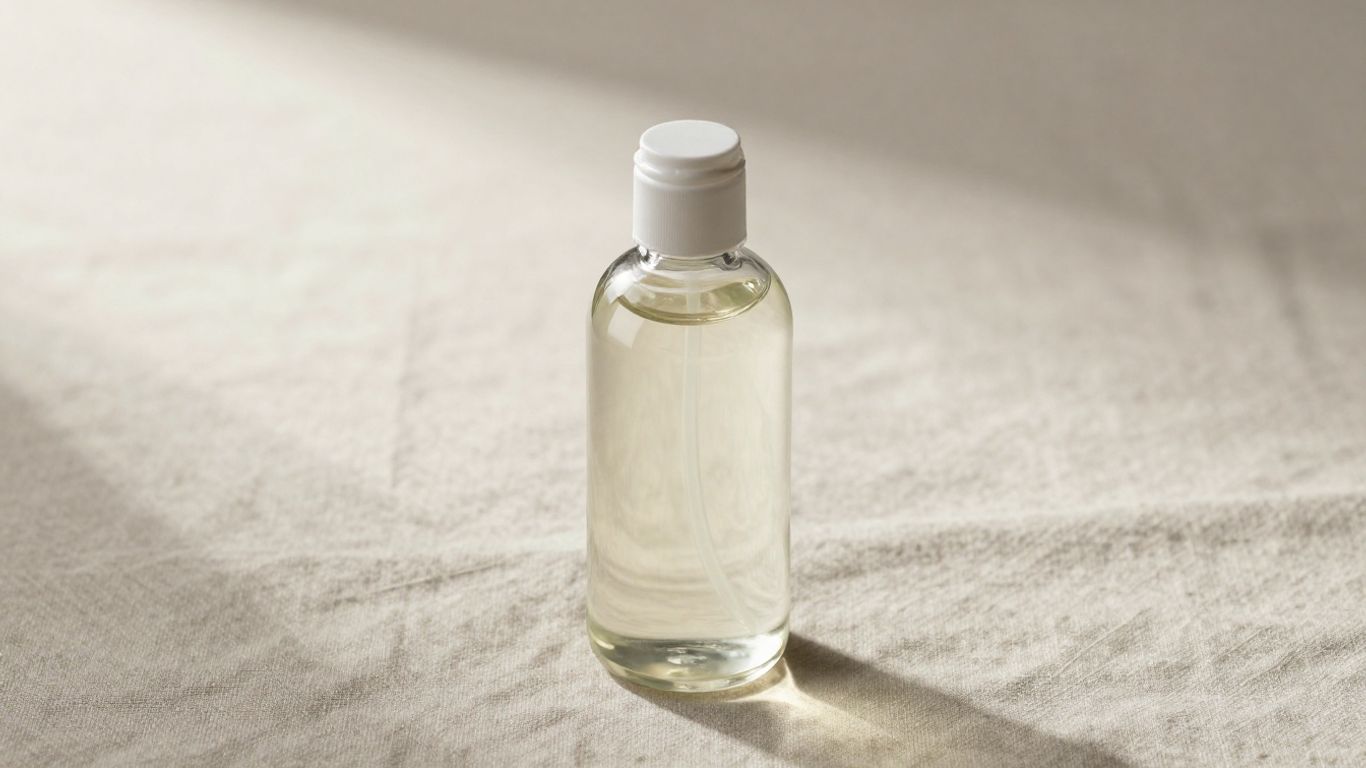 Satin finish lubricant bottle