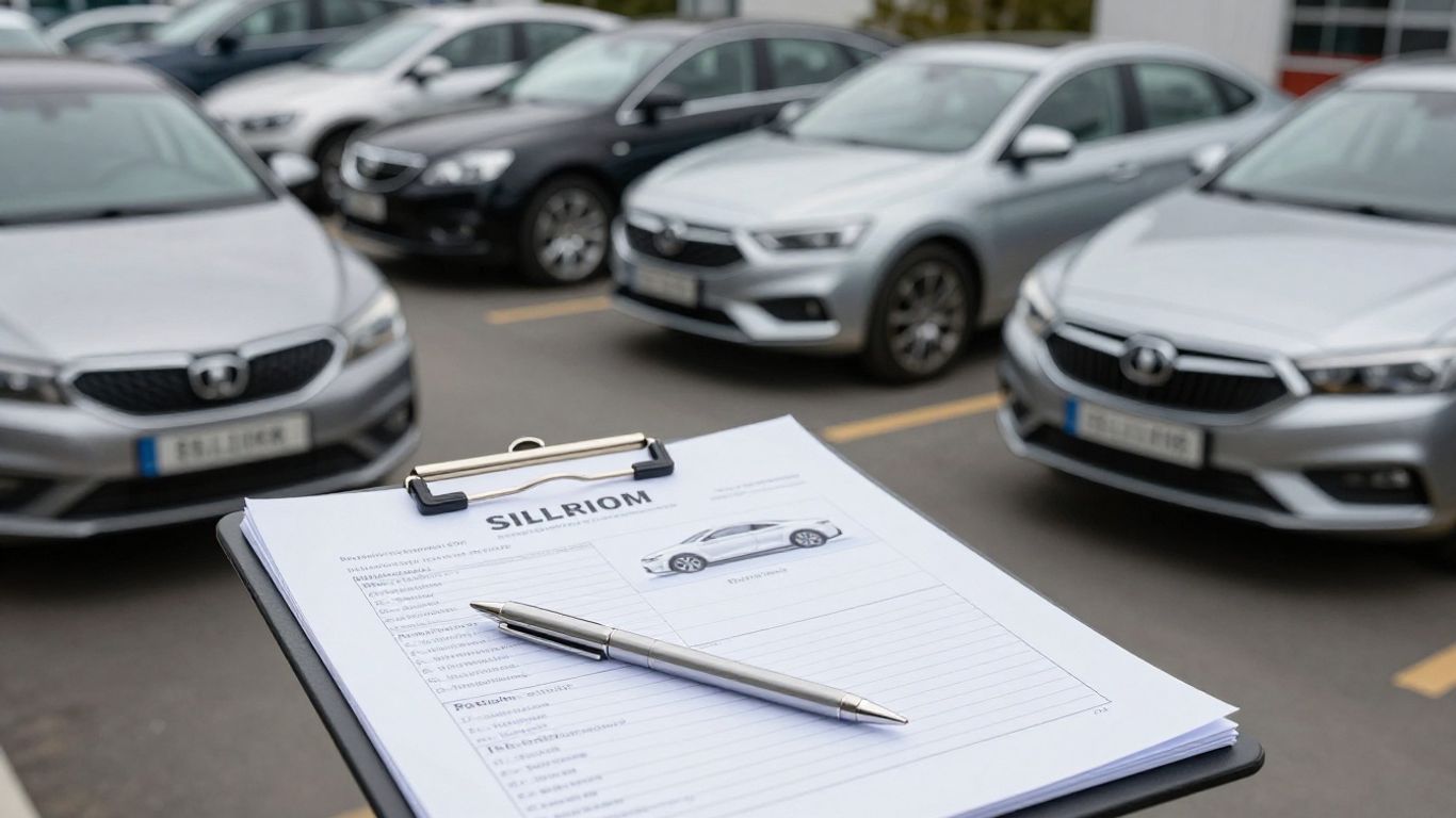Mehrere Autoangebote im Vergleich