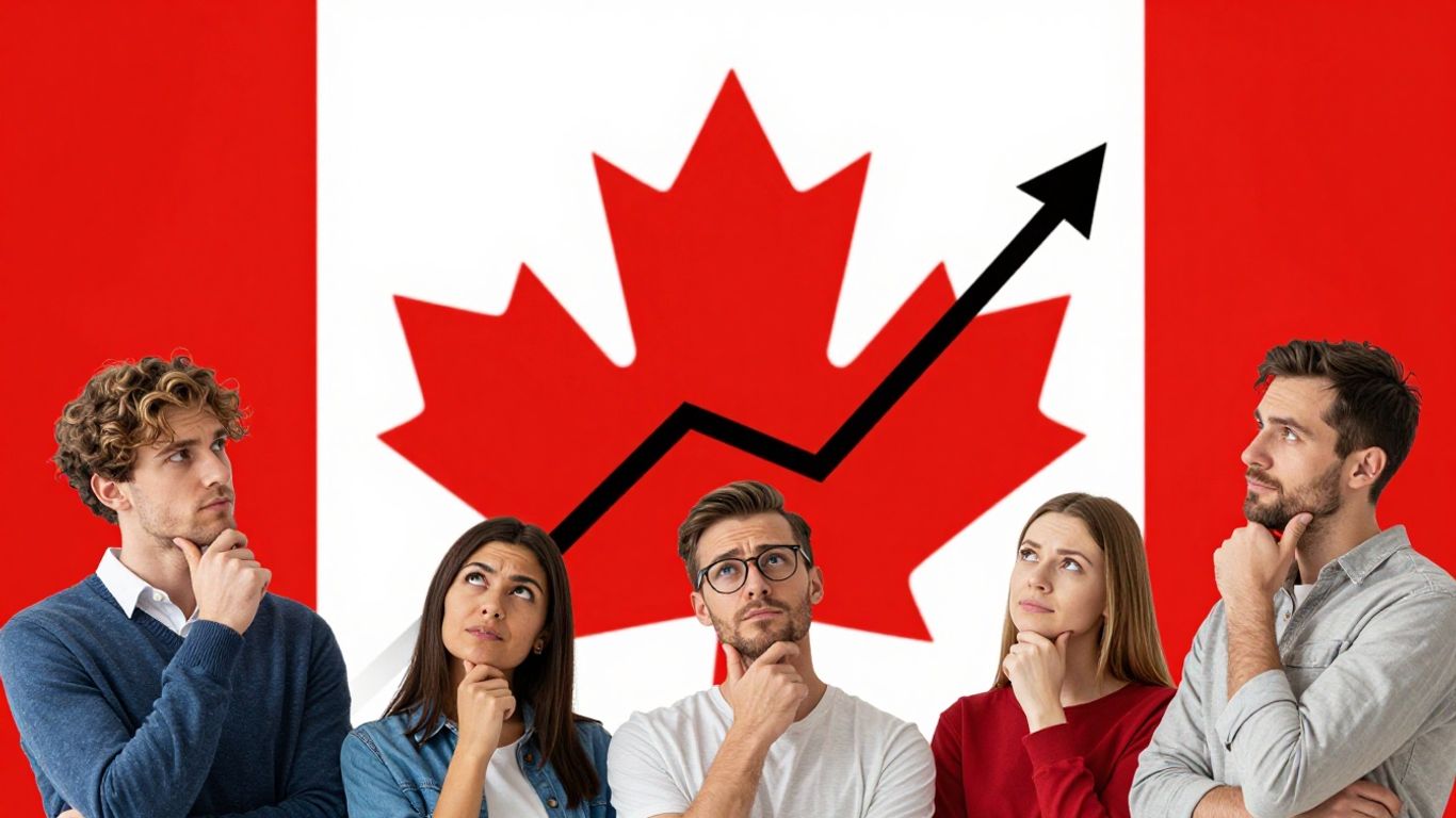 Canadians planning personal loans with financial growth.