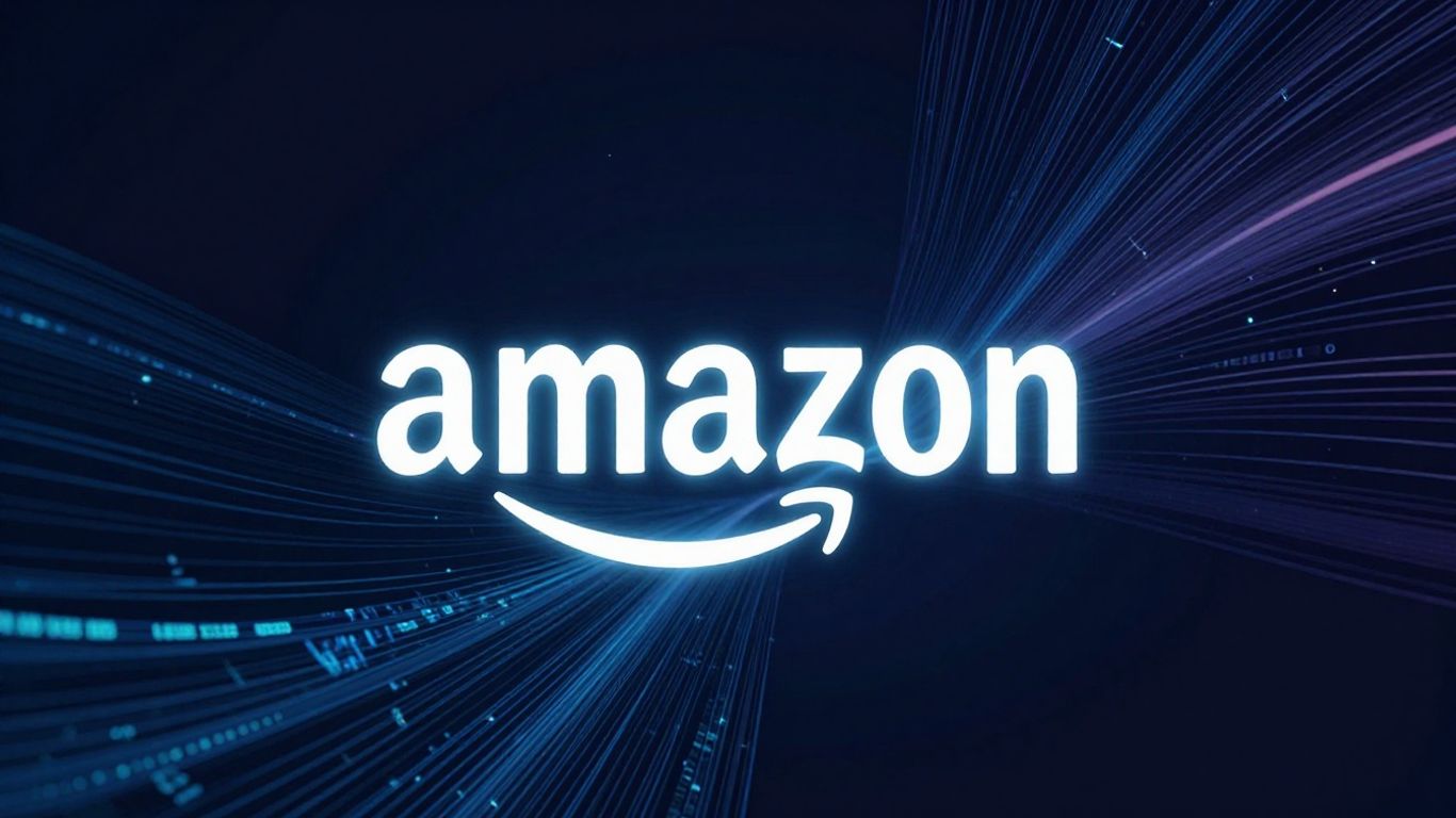 Amazon DSP advertising data streams and logo.