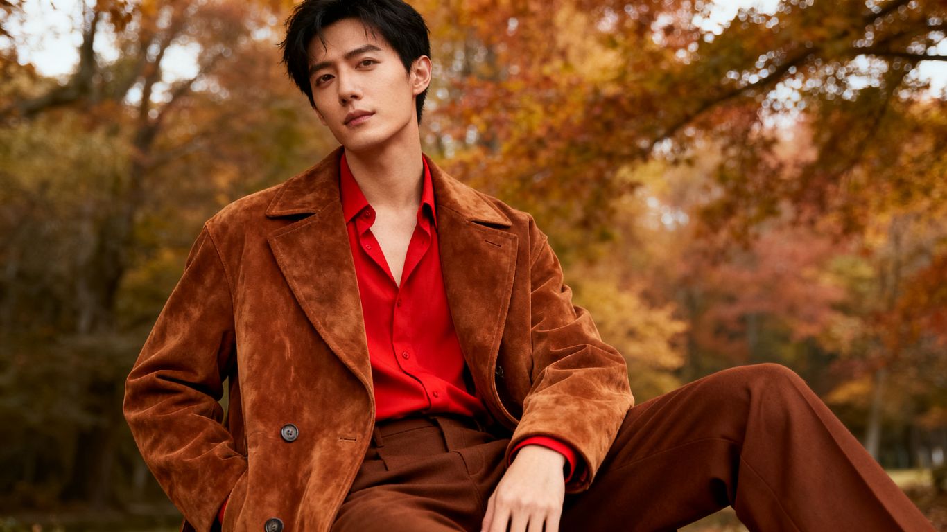Autumn 2025 Fashion Forecast: Embrace Suede Coats, Brown Trousers, and Red Shirts