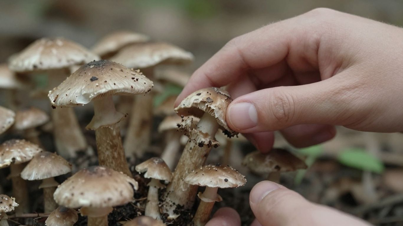 Pilzinfektion auf einer Hand