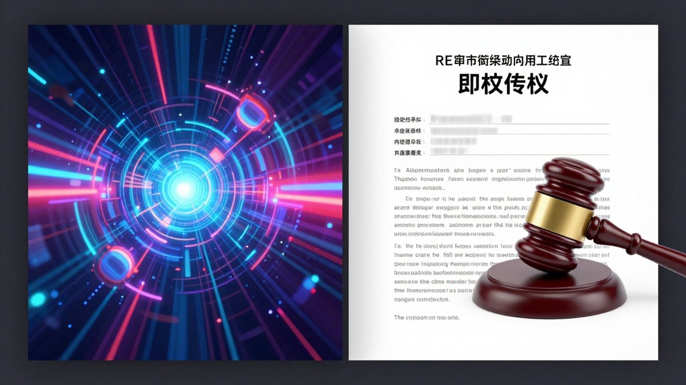 AI music video and copyright gavel