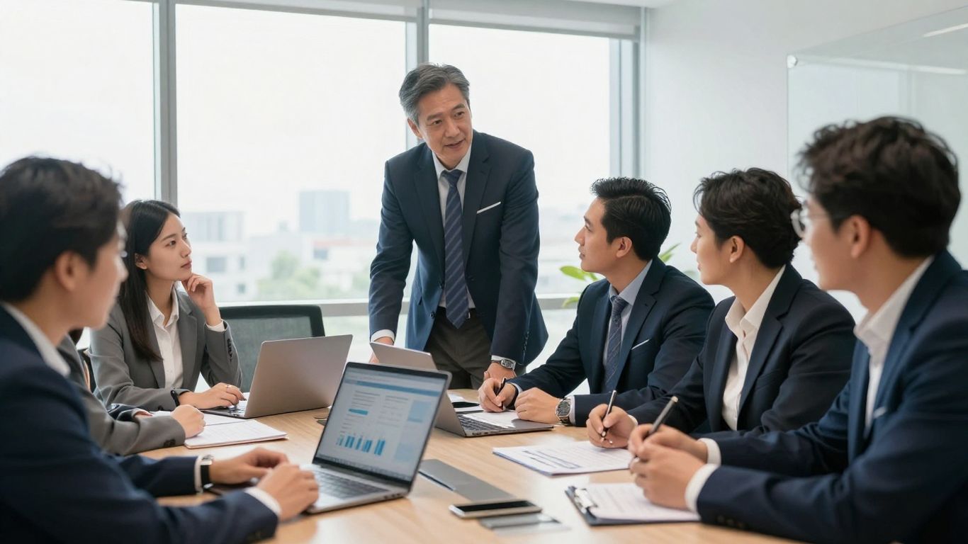 Revenue leader collaborating with growth team