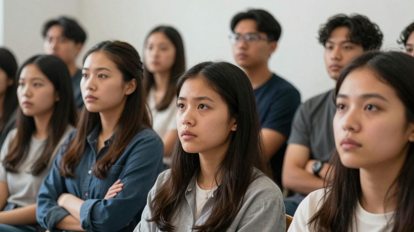 Diverse Americans responding quickly to patient leads.