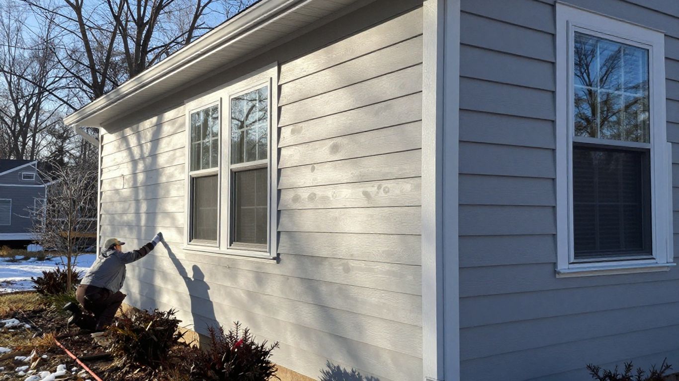 North Georgia home exterior improvements after winter.