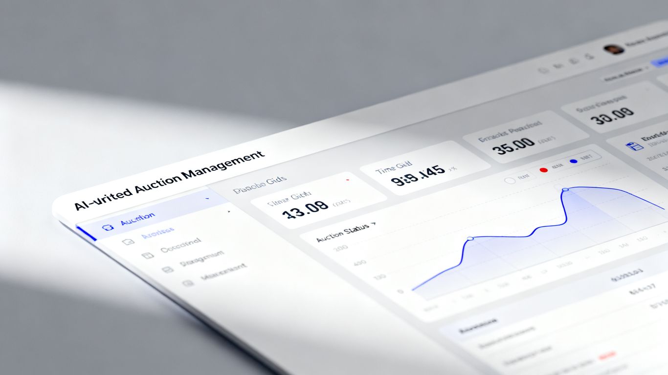 Artificial intelligence managing auction bids